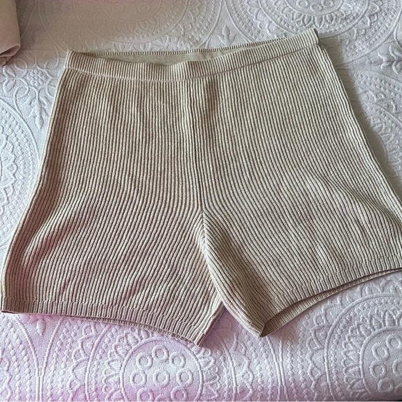 J.CREW Ribbed cotton-cashmere shorts - Picture 3 of 5